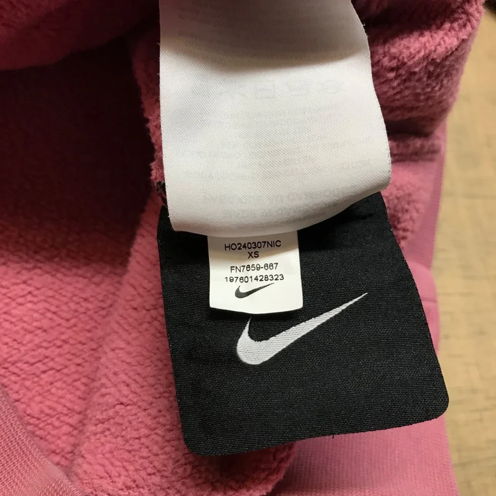 Nike X‎ Drake Nocta Hoodie Mens Size XS Berry Pink Pullover Fleece Reflective